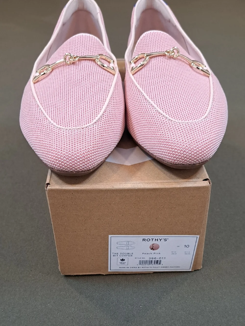 Rothy's The Double Bit Loafer - Color: Peach Pink - Size: 10 - Picture 3 of 9